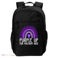 Purple Up For Miliartykids Rainbow Heart Backpack thumb 0