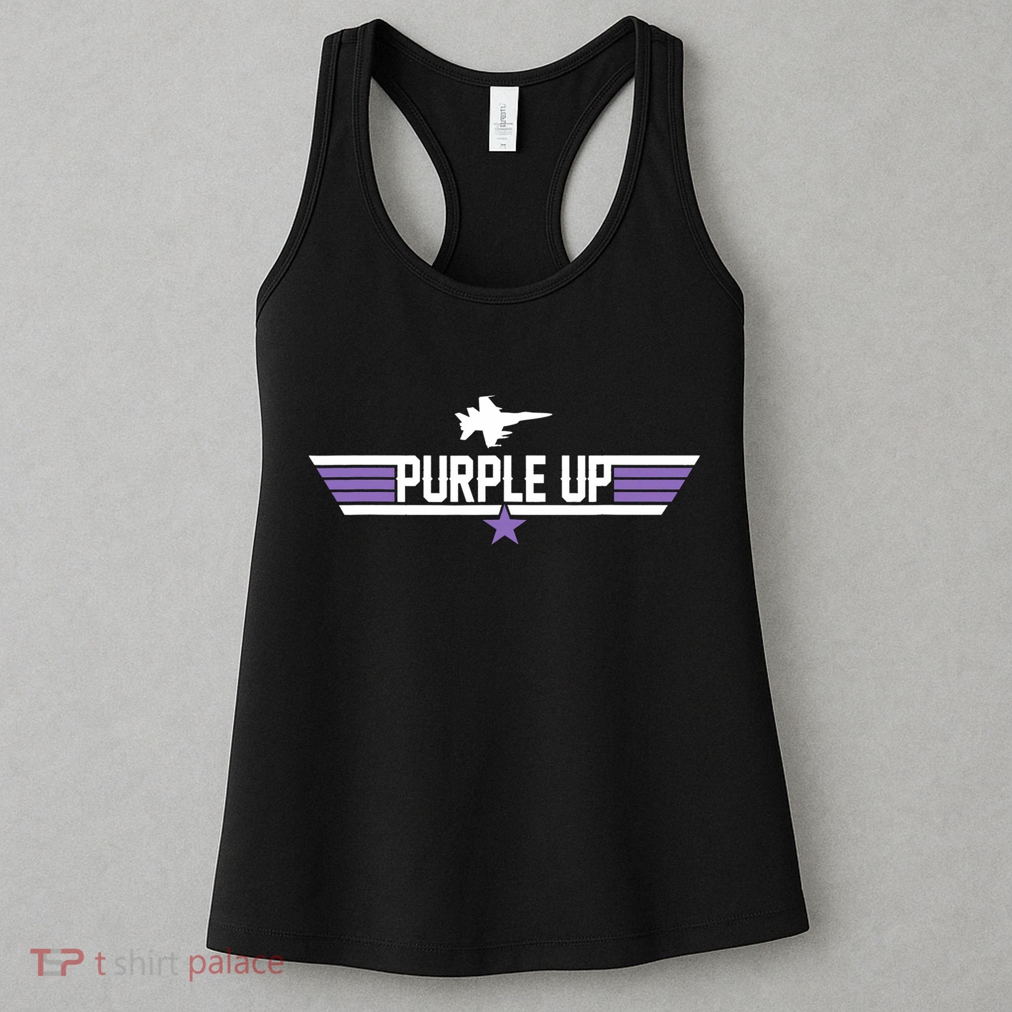 Purple Up For Military Month Of The Military Women's Tank Top