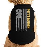 Pittsburgh Usa Flag Patriotic American From Pittsburgh Doggie Tank thumb 0