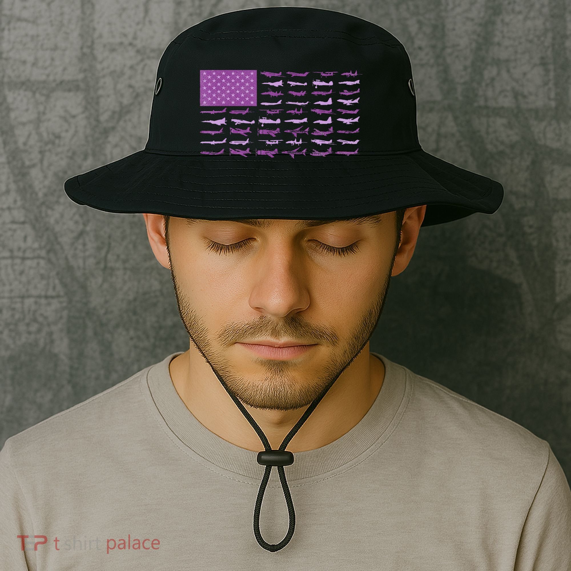 Purple Up For Military Military Child Month Bucket Hat