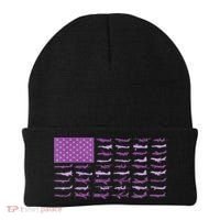 Purple Up For Military Military Child Month Beanie thumb 0