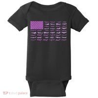 Purple Up For Military Military Child Month Baby Bodysuit thumb 0