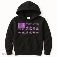 Purple Up For Military Military Child Month Kids Hoodie thumb 0