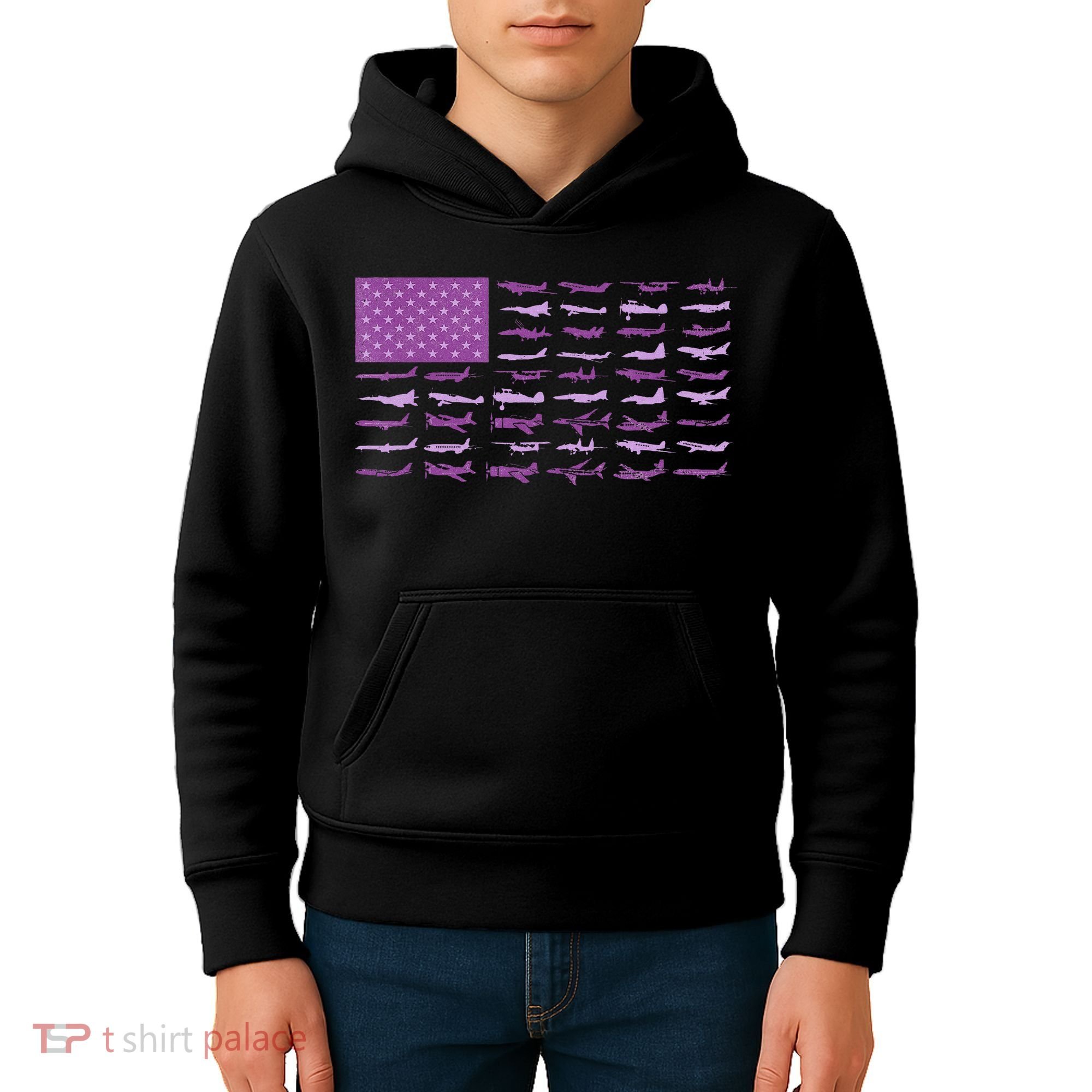Purple Up For Military Military Child Month Kids Hoodie