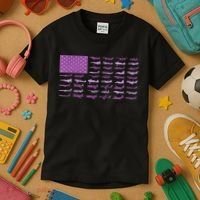 Purple Up For Military Military Child Month Kids T-Shirt thumb 3
