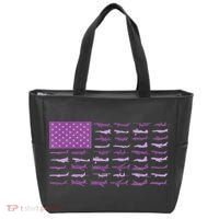 Purple Up For Military Military Child Month Tote Bag thumb 0