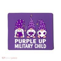 Purple Up For Military Military Child Month Gnomes Mousepad thumb 0