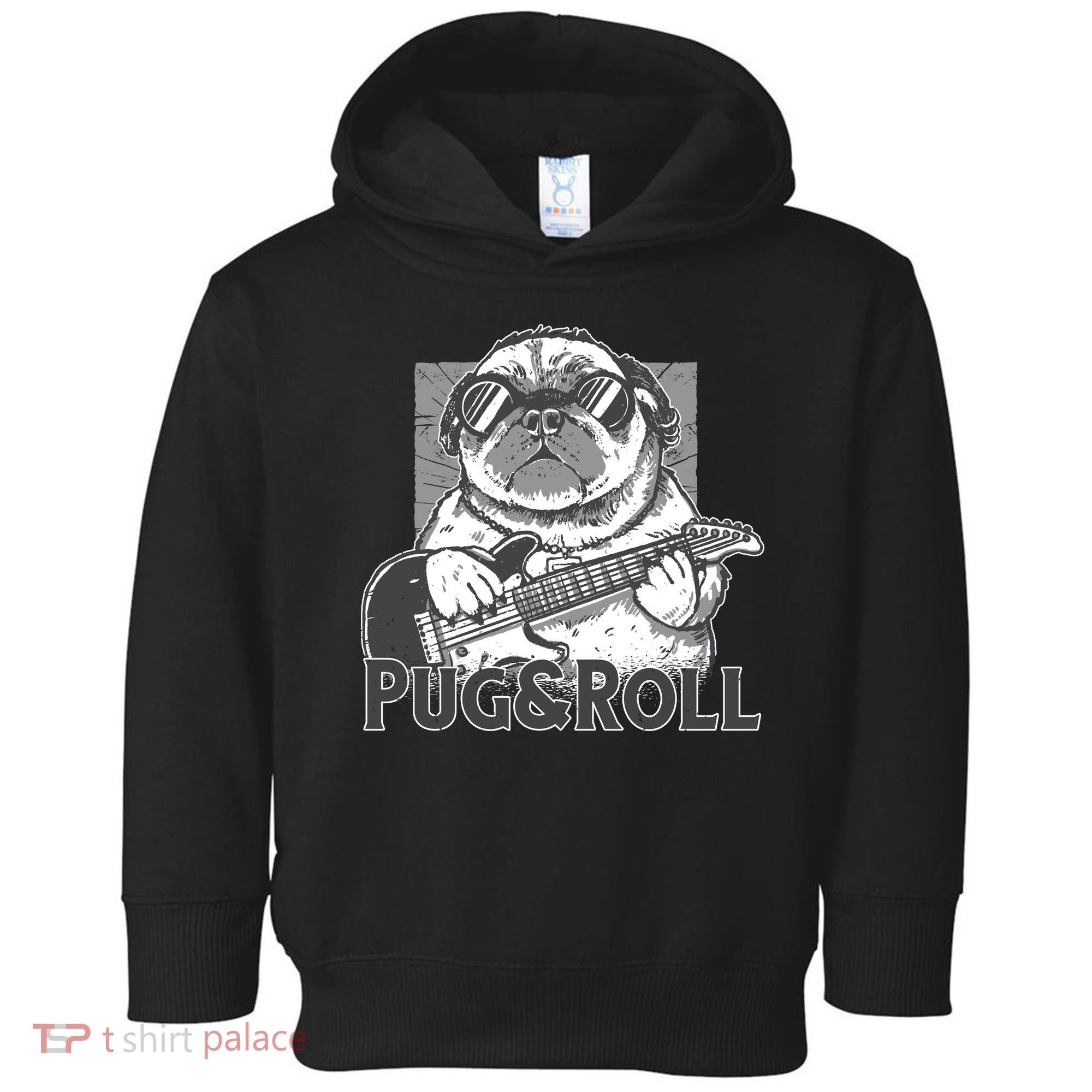 Pug And Roll Toddler Hoodie