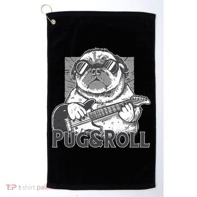 Pug And Roll Golf Towel