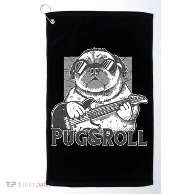Pug And Roll Golf Towel