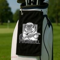Pug And Roll Golf Towel thumb 2