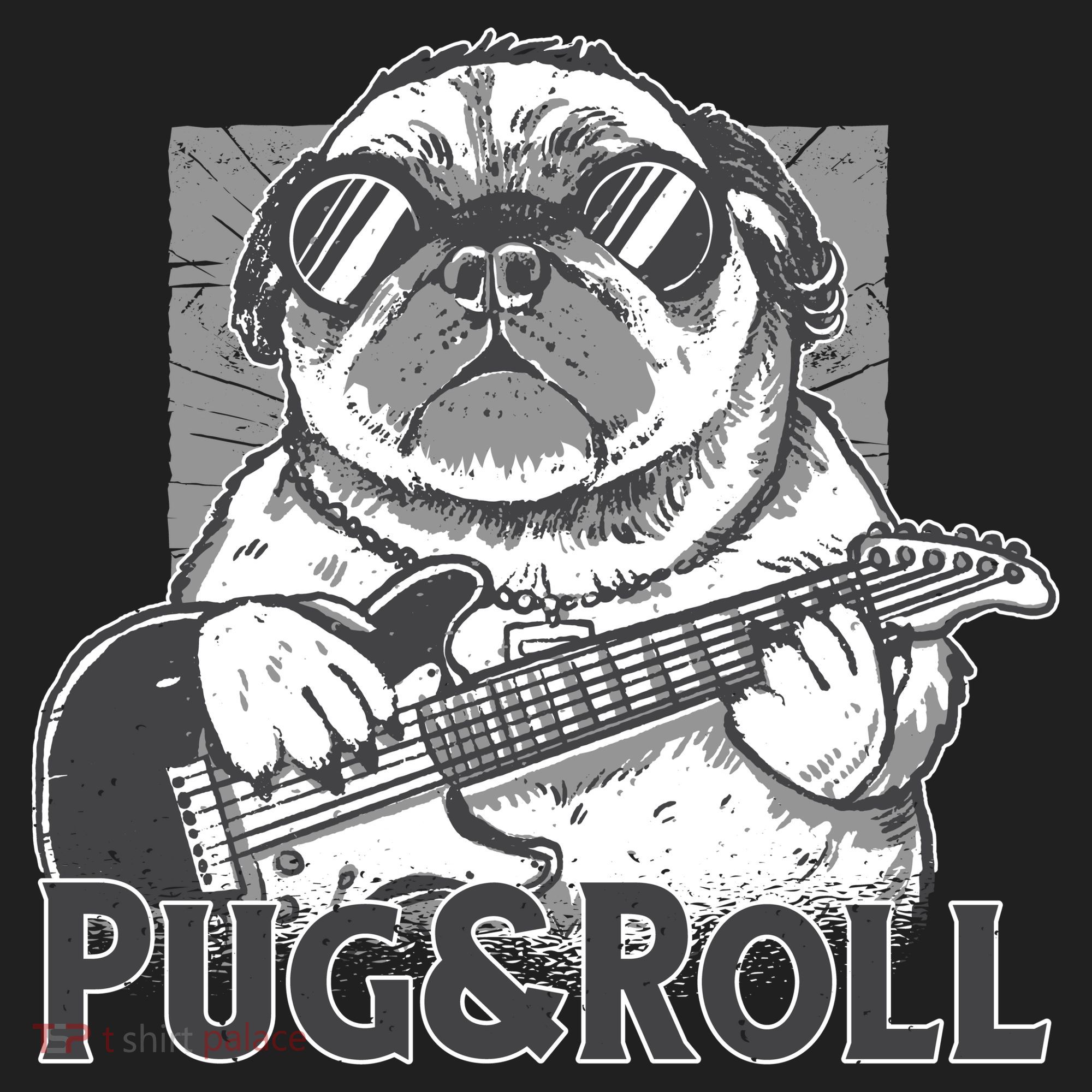 Pug And Roll Golf Towel