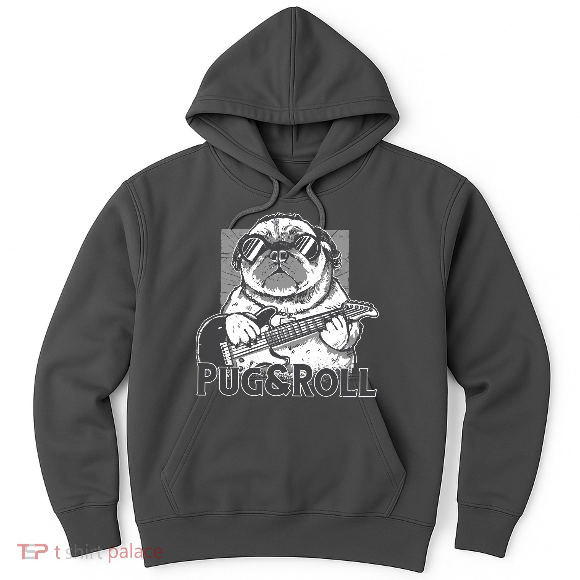 Pug And Roll Hoodie