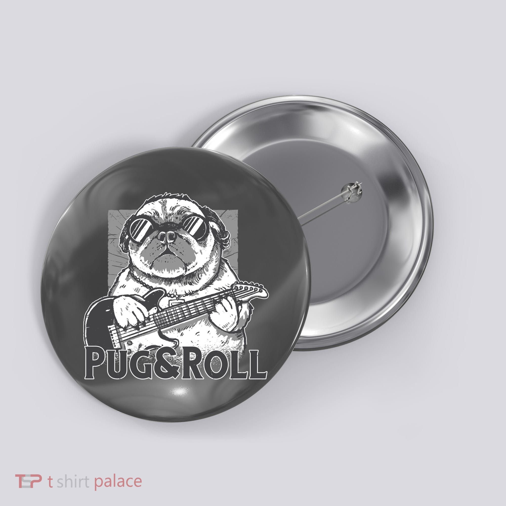 Pug And Roll Button