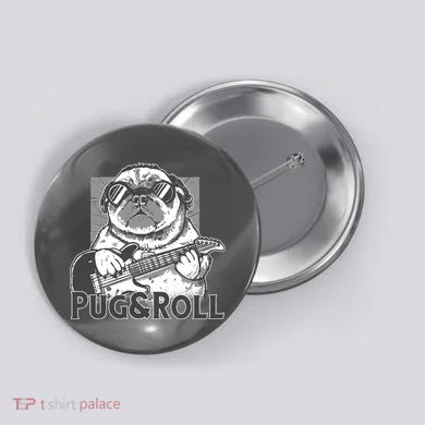 Pug And Roll Button