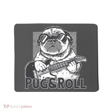 Pug And Roll Mousepad