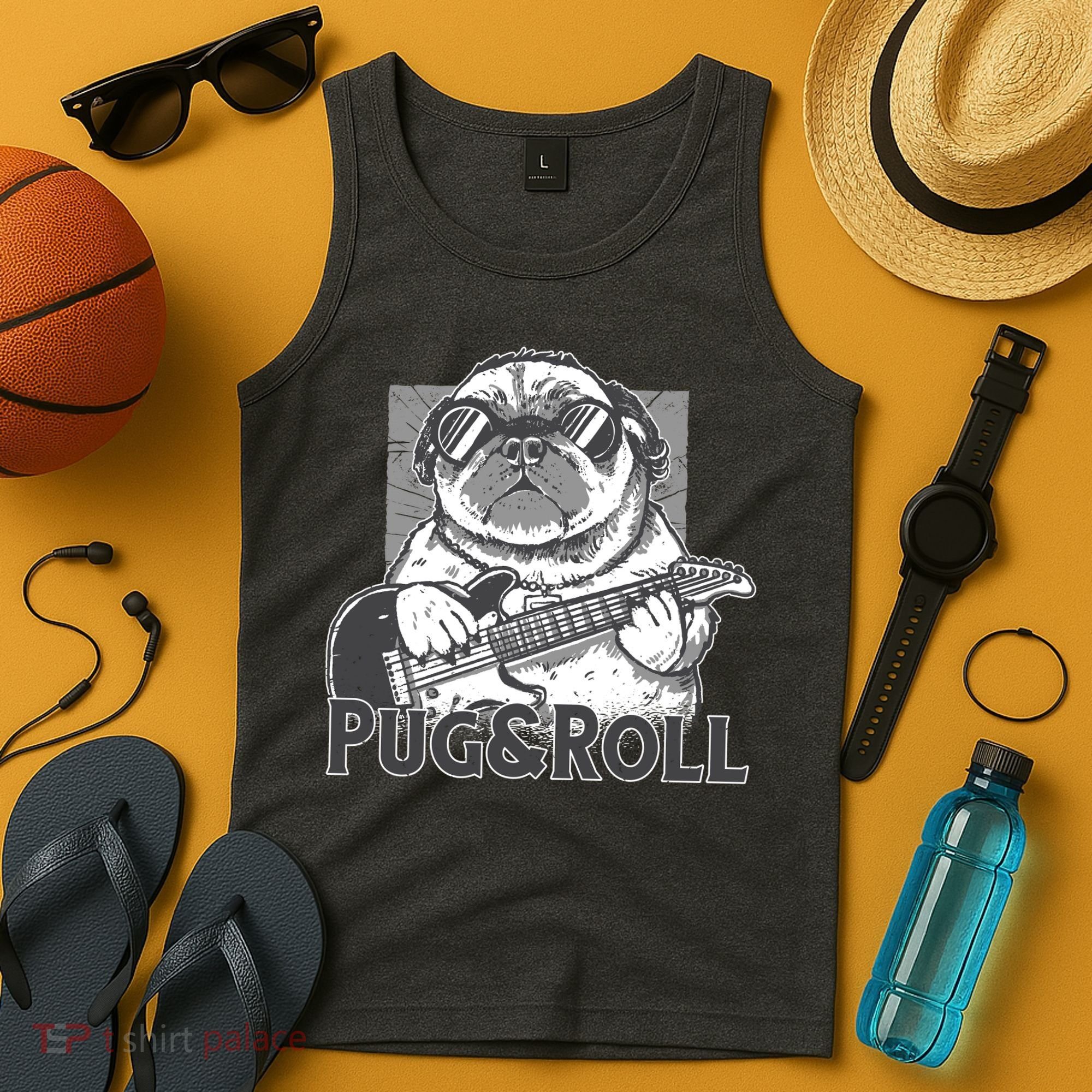 Pug And Roll Tank Top
