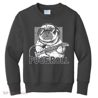Pug And Roll Kids Sweatshirt