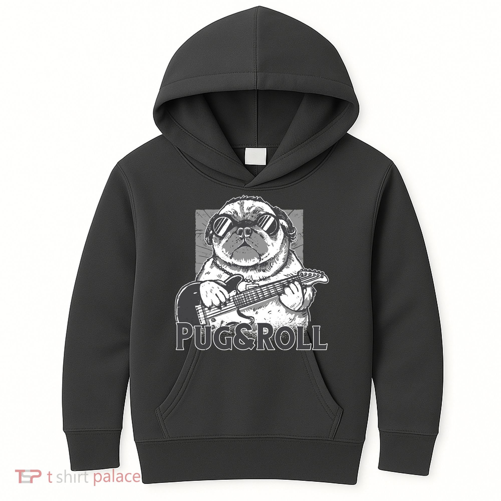 Pug And Roll Kids Hoodie