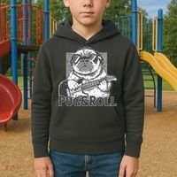 Pug And Roll Kids Hoodie thumb 2