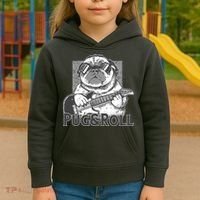 Pug And Roll Kids Hoodie thumb 3