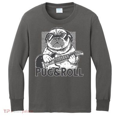 Pug And Roll Kids Long Sleeve Shirt