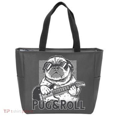 Pug And Roll Tote Bag