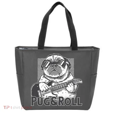 Pug And Roll Tote Bag