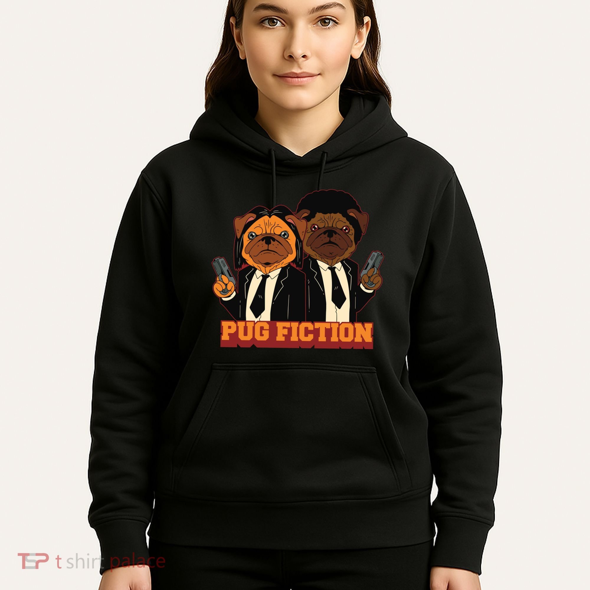 Pug Fiction Hoodie