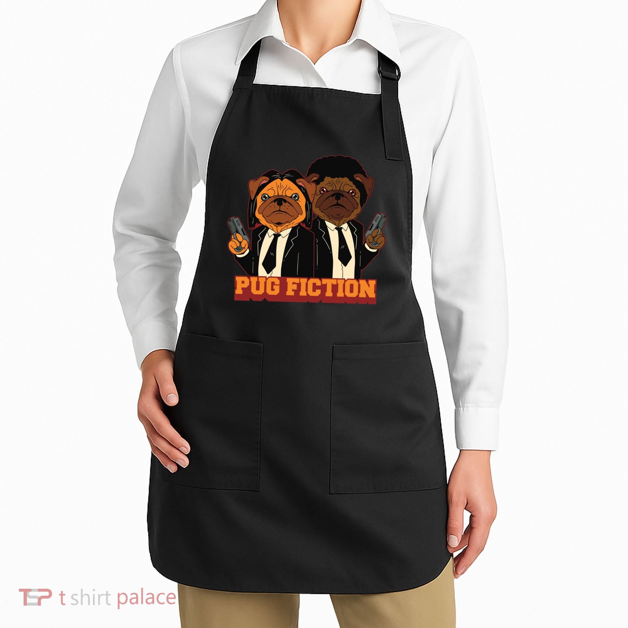 Pug Fiction Apron
