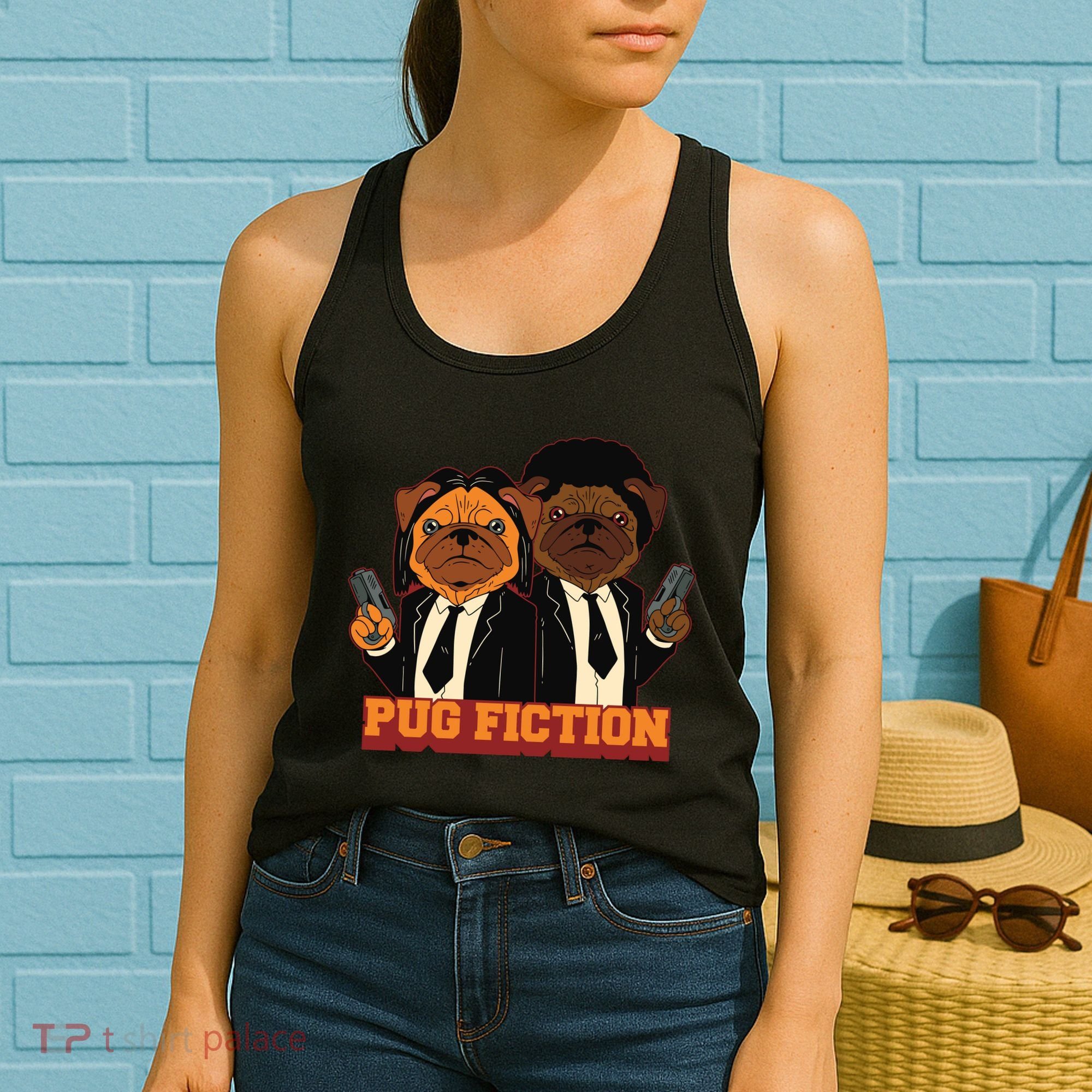 Pug Fiction Women's Tank Top