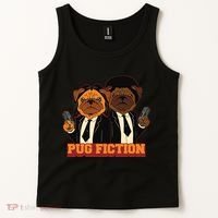 Pug Fiction Tank Top thumb 2