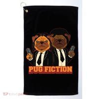 Pug Fiction Golf Towel thumb 0