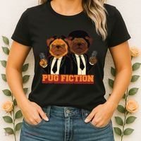 Pug Fiction Women's T-Shirt thumb 2