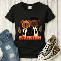 Pug Fiction Women's T-Shirt thumb 3
