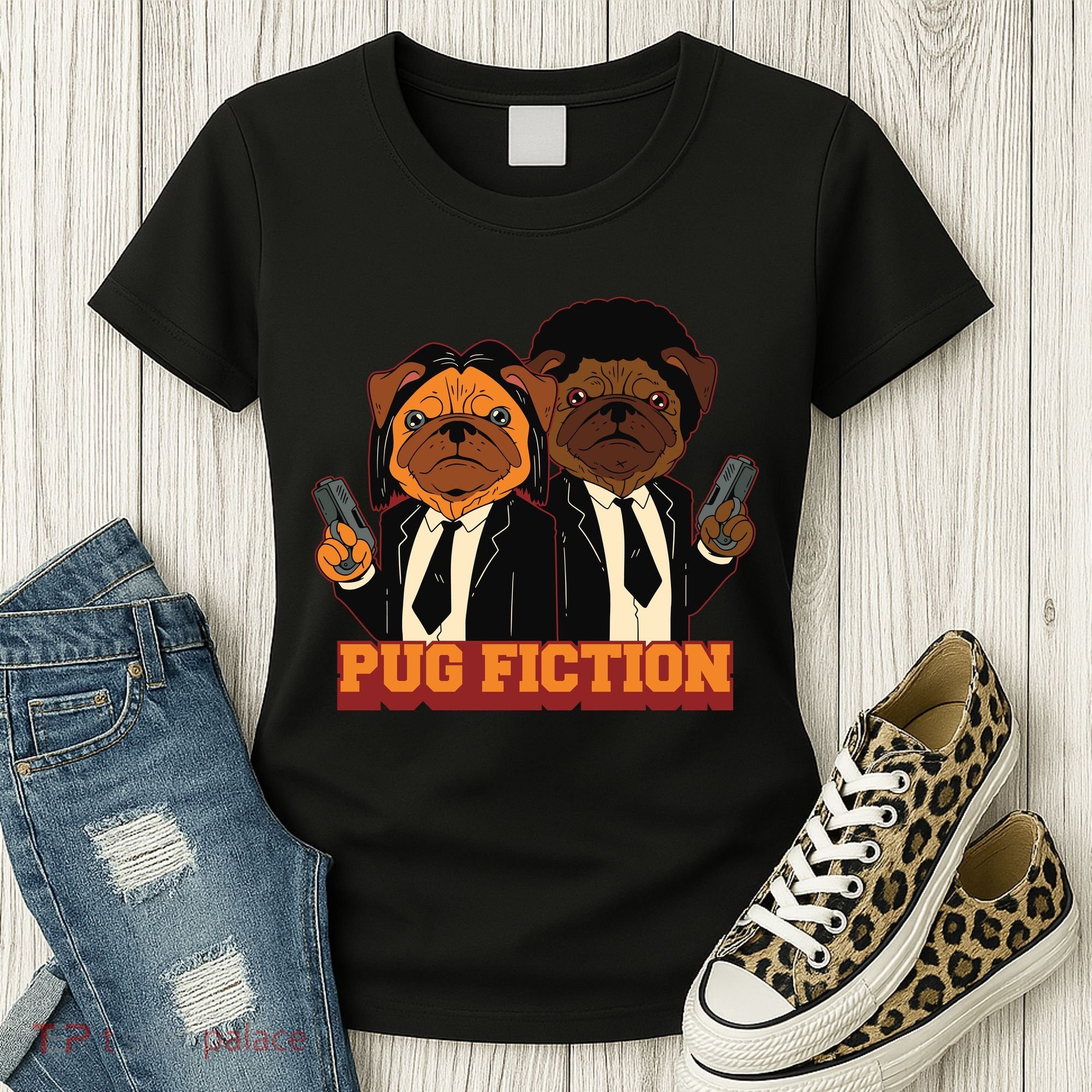 Pug Fiction Women's T-Shirt