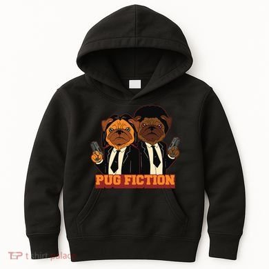 Pug Fiction Kids Hoodie