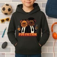 Pug Fiction Kids Hoodie thumb 2
