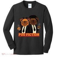 Pug Fiction Kids Long Sleeve Shirt thumb 0