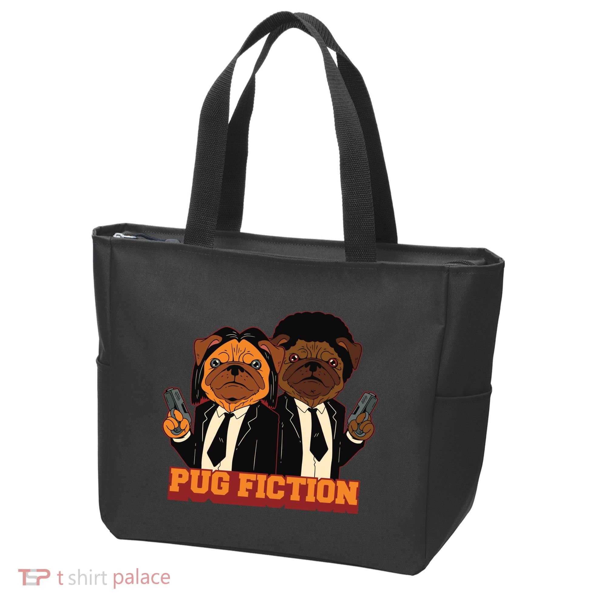 Pug Fiction Tote Bag
