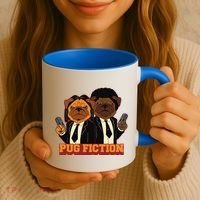 Pug Fiction Coffee Mug thumb 3