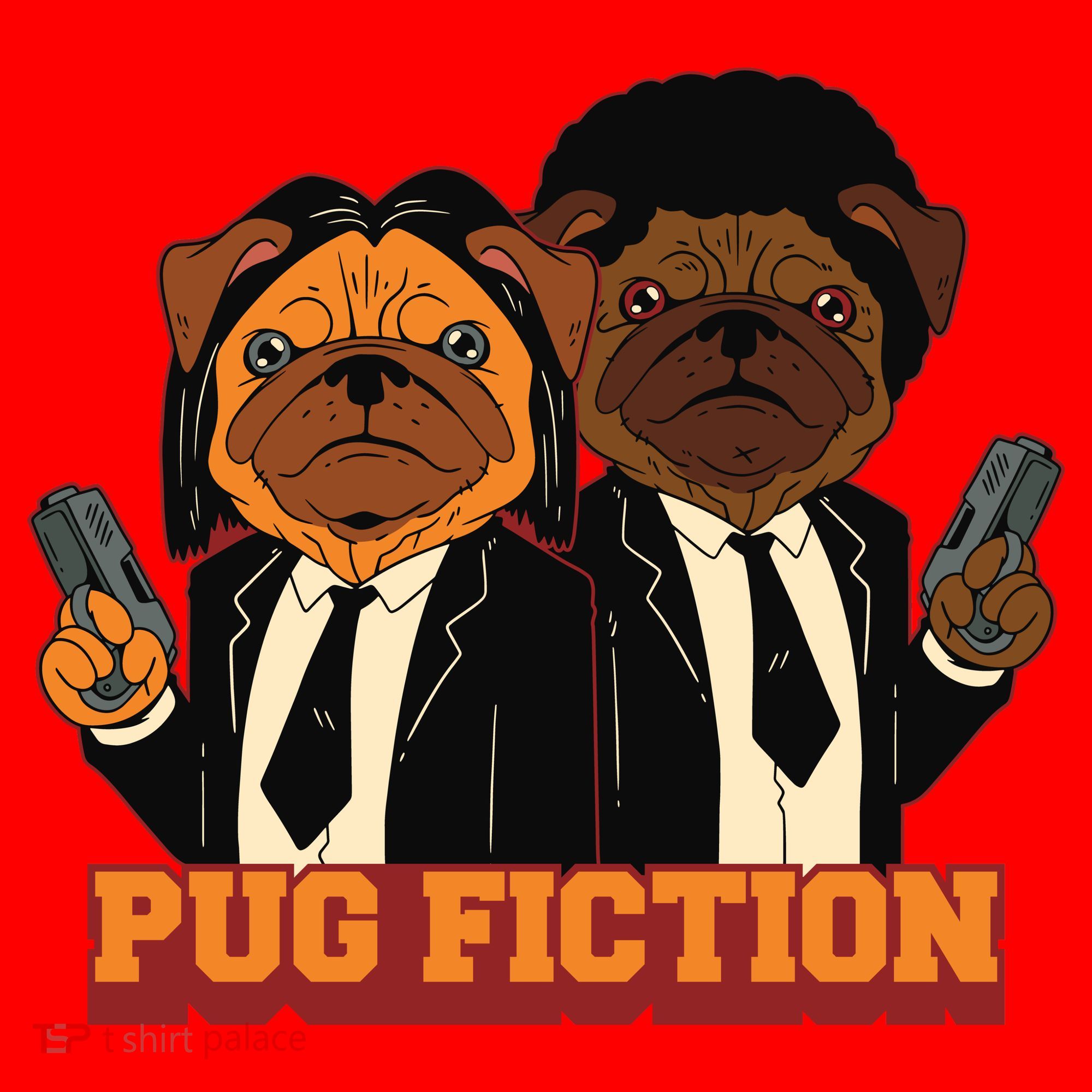 Pug Fiction Santa Hat