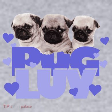 Pug Luv Women's Racerback Cropped Tank