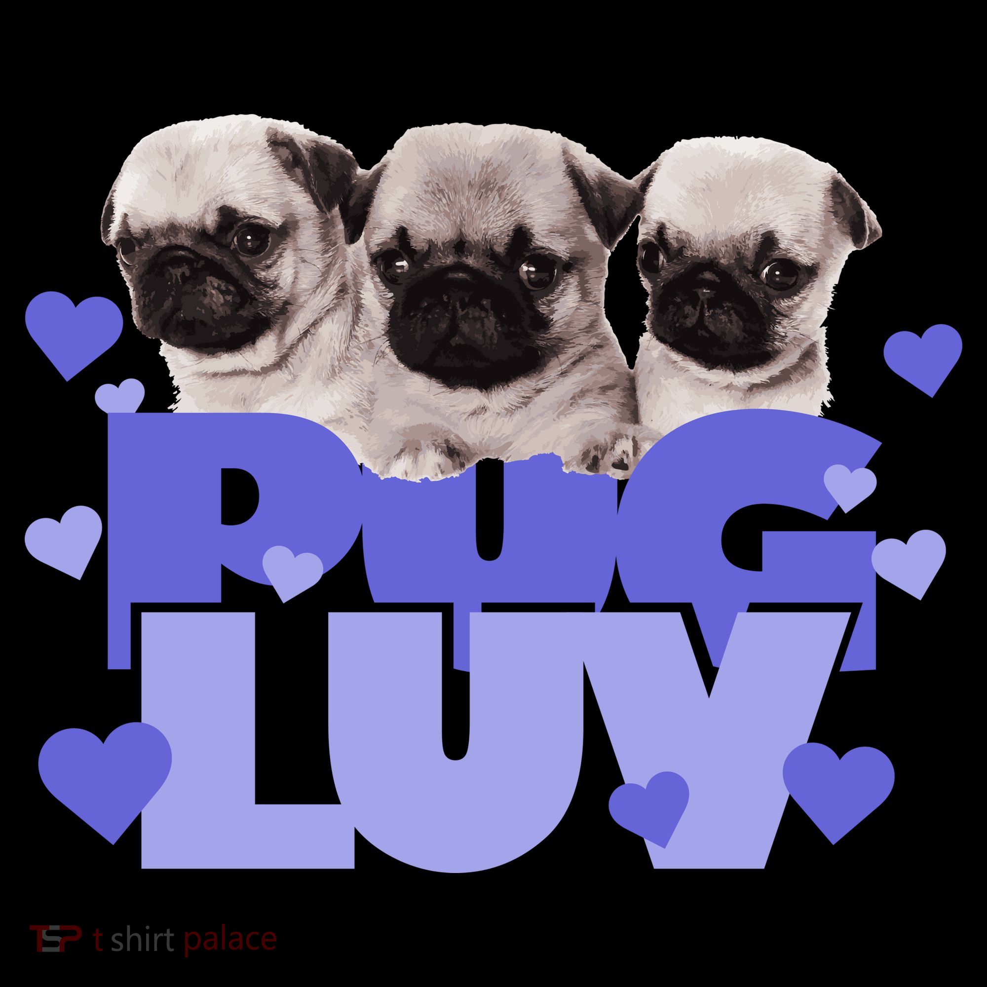 Pug Luv Long Sleeve Shirt