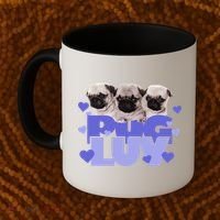 Pug Luv Coffee Mug thumb 2