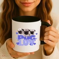 Pug Luv Coffee Mug thumb 3