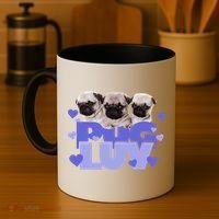 Pug Luv Coffee Mug thumb 4