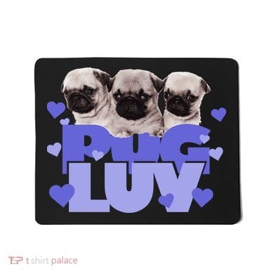 Pug Luv Mousepad