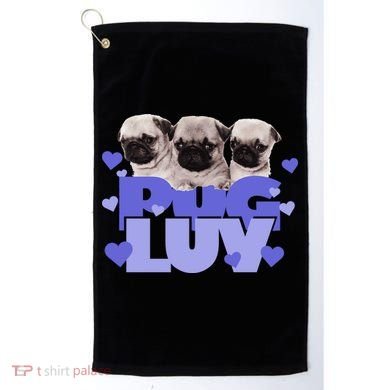 Pug Luv Golf Towel