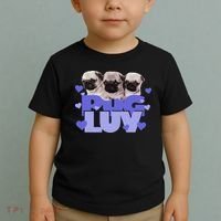 Pug Luv Toddler T-Shirt thumb 2